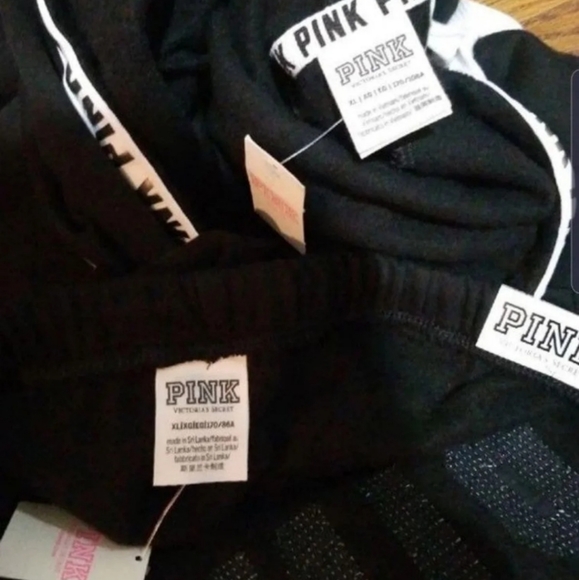 SOLD! VS Pink Bling Pullover Hoodie & Classic Pant - Picture 2 of 7